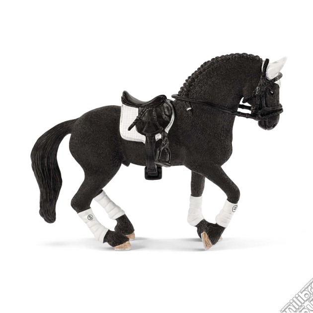 Schleich 2542457 - Horse Club - Concorso Ippico Stallone Frisone gioco di Schleich