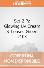 Set 2 Pz Glowing Uv Cream & Lenses Green 2103 giochi