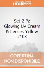 Set 2 Pz Glowing Uv Cream & Lenses Yellow 2103 giochi