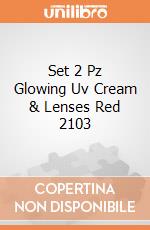 Set 2 Pz Glowing Uv Cream & Lenses Red 2103 giochi