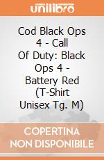 Cod Black Ops 4 - Call Of Duty: Black Ops 4 - Battery Red (T-Shirt Unisex Tg. M) gioco