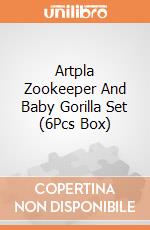 Artpla Zookeeper And Baby Gorilla Set (6Pcs Box) giochi