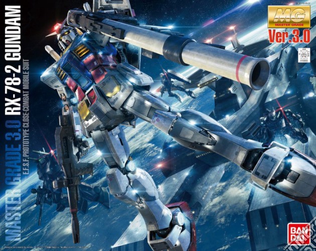 Gundam - Master Grade Rx-78-2 Version 3.0 1:100 Figure gioco