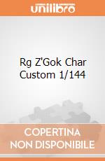 Rg Z'Gok Char Custom 1/144 gioco di Bandai Gunpla