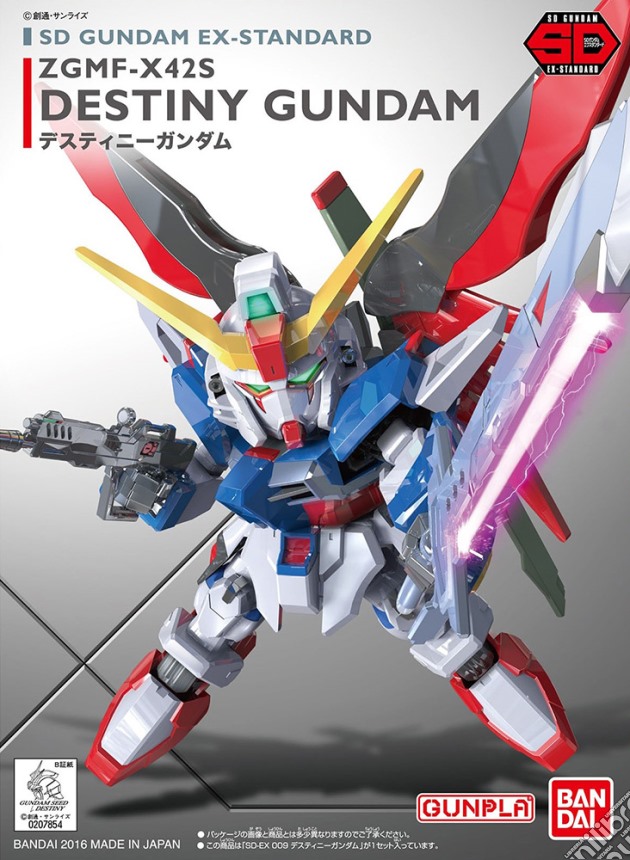 Sd Gundam Destiny Es Standard 009 gioco di Bandai Gunpla