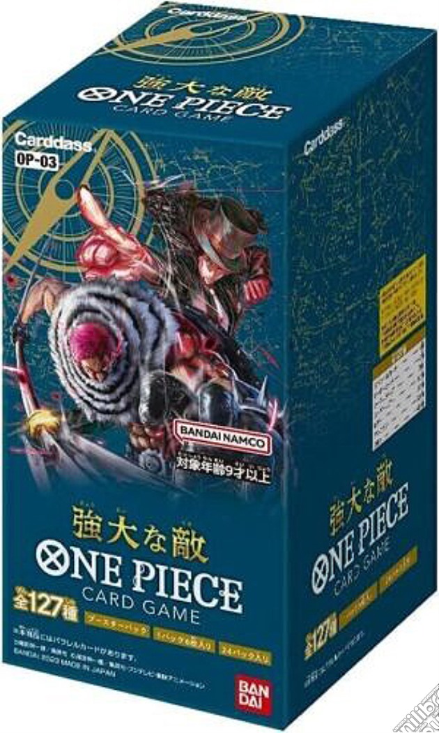 One Piece Card Pillars of Strength OP-03 JAP Box 24 Buste gioco di CAR