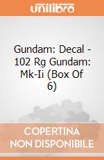 Gundam Decal - 102 Rg Gundam Mk-Ii (Box Of 6) gioco