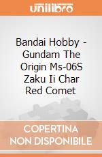 Bandai Hobby - Gundam The Origin Ms-06S Zaku Ii Char Red Comet gioco di Bandai