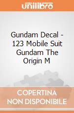 Gundam Decal - 123 Mobile Suit Gundam The Origin M gioco