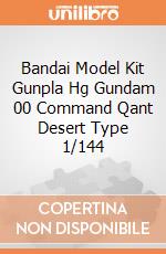 Bandai Model Kit Gunpla Hg Gundam 00 Command Qant Desert Type 1/144 gioco
