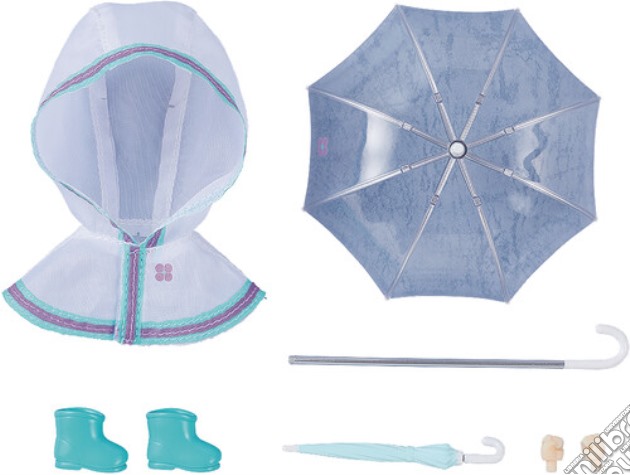 Nendoroid Doll Outfit Set Rain Poncho White Ver gioco
