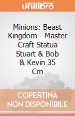 Minions: Beast Kingdom - Master Craft Statua Stuart & Bob & Kevin 35 Cm gioco