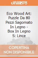 Eco Wood Art: Puzzle Da 80 Pezzi Sagomato In Legno - Box In Legno S: Lince giochi