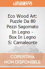Eco Wood Art: Puzzle Da 80 Pezzi Sagomato In Legno - Box In Legno S: Camaleonte giochi