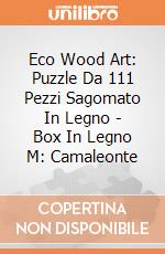 Eco Wood Art: Puzzle Da 111 Pezzi Sagomato In Legno - Box In Legno M: Camaleonte giochi
