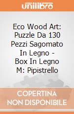 Eco Wood Art: Puzzle Da 130 Pezzi Sagomato In Legno - Box In Legno M: Pipistrello giochi