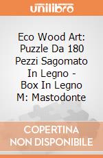 Eco Wood Art: Puzzle Da 180 Pezzi Sagomato In Legno - Box In Legno M: Mastodonte giochi