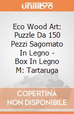 Eco Wood Art: Puzzle Da 150 Pezzi Sagomato In Legno - Box In Legno M: Tartaruga giochi