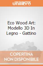 Eco Wood Art: Modello 3D In Legno - Gattino giochi