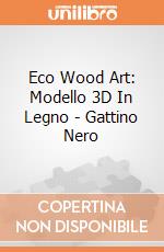 Eco Wood Art: Modello 3D In Legno - Gattino Nero giochi