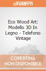 Eco Wood Art: Modello 3D In Legno - Telefono Vintage giochi