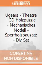 Ugears - Theatre - 3D Holzpuzzle - Mechanisches Modell - Sperrholzbausatz - Diy Set gioco
