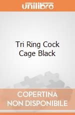Tri Ring Cock Cage Black gioco
