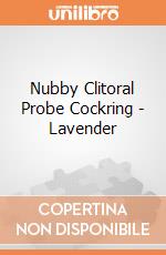 Nubby Clitoral Probe Cockring - Lavender gioco