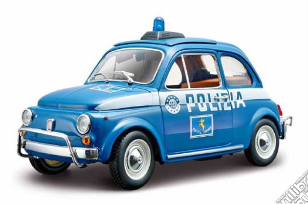 Bburago - Fiat 500 Polizia 1:24 gioco di Bburago