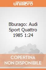 Bburago: Audi Sport Quattro 1985 1:24 giochi