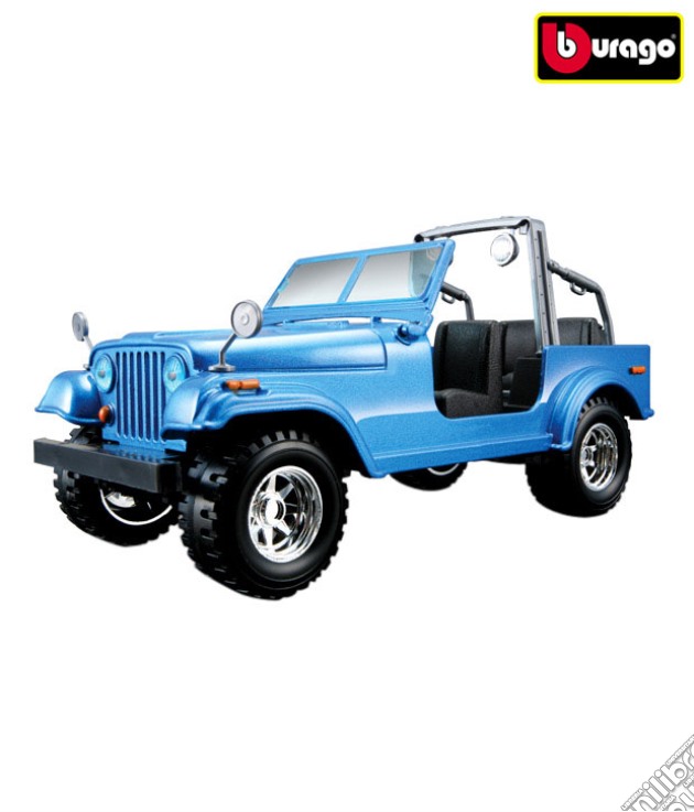 Bburago - Jeep Wrangler 1:24 (Rossa / Blu) gioco di Bburago