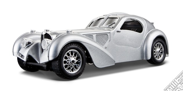 Bburago - Bugatti Atlantic - Auto Storica 1:24 (Argento) gioco di Bburago