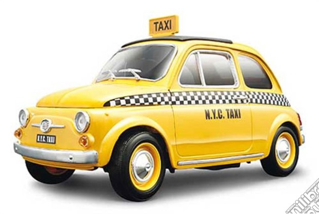 Bburago - Fiat 500 Taxi 1:24 gioco di Bburago