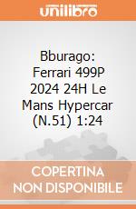 Bburago: Ferrari 499P 2024 24H Le Mans Hypercar (N.51) 1:24 giochi