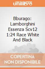 Bburago: Lamborghini Essenza Scv12 1:24 Race  White And Black giochi