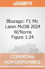 Bburago: F1 Mc Laren Mcl38 2024 W/Norris Figure 1:24 giochi
