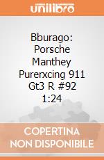 Bburago: Porsche Manthey Purerxcing 911 Gt3 R #92 1:24 giochi