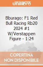 Bburago: F1 Red Bull Racing Rb20 2024 #1 W/Verstappen Figure - 1:24 giochi