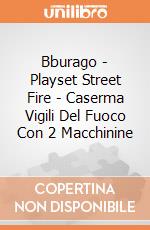Bburago - Playset Street Fire - Caserma Vigili Del Fuoco Con 2 Macchinine gioco di Bburago