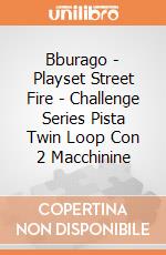 Bburago - Playset Street Fire - Challenge Series Pista Twin Loop Con 2 Macchinine gioco di Bburago