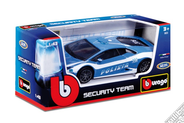Bburago - Lamborghini Huracan Polizia 1:43 gioco di Bburago