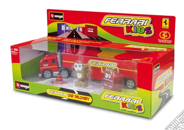 Bburago - Ferrari Kids - Camion Con Macchinina gioco di Bburago