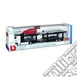 Bburago: Mercedes-Benz Actros 2545 Con Rimorchio Con Auto 1:43 giochi