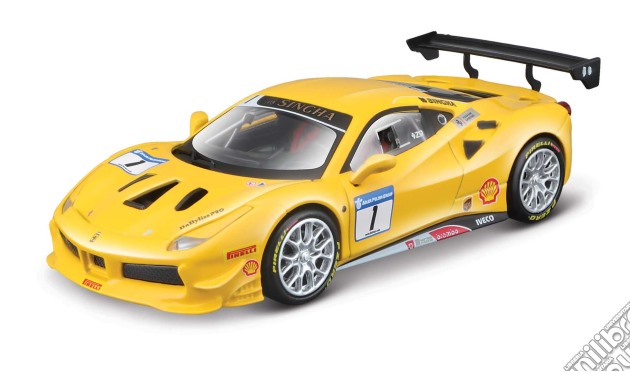 Bburago - Ferrari - Racing 1:43 - 488 Challenge Yellow gioco
