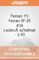 Ferrari: F1 Ferrari SF-25 #16 LeclercÂ w/helmet - 1:43 giochi
