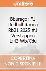 Bburago: F1 Redbull Racing Rb21 2025 #1 Verstappen 1:43 Wb/Cdu giochi