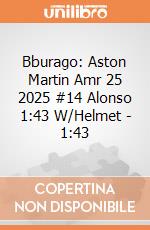 Bburago: Aston Martin Amr 25 2025 #14 Alonso 1:43 W/Helmet - 1:43 giochi