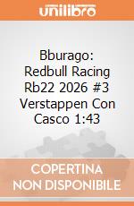 Bburago: Redbull Racing Rb22 2026 #3 Verstappen Con Casco 1:43 giochi