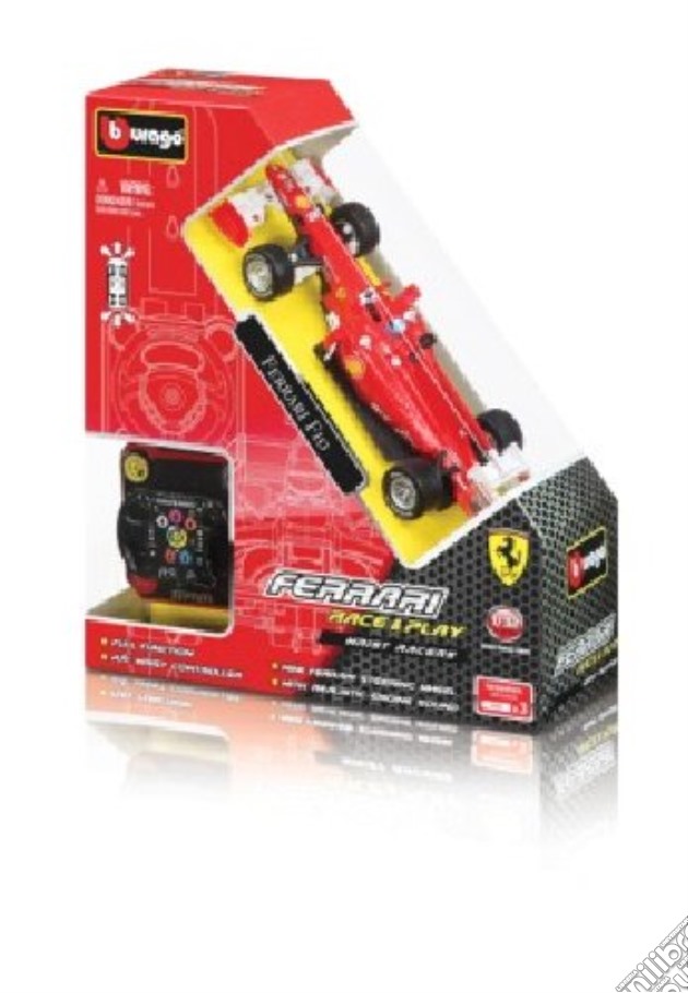 Bburago - Modellino - Ferrari Race & Play 1:32 - Racer F10 Radiocomandato gioco