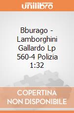 Bburago - Lamborghini Gallardo Lp 560-4 Polizia 1:32 gioco di Bburago